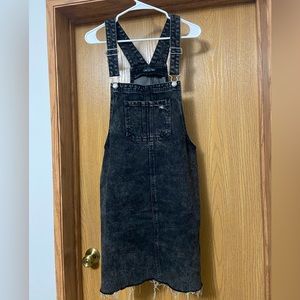 Wild fable black overall dress size large